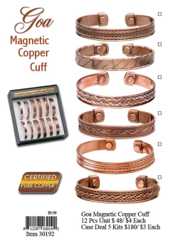 Goa Magnetic Copper Cuff